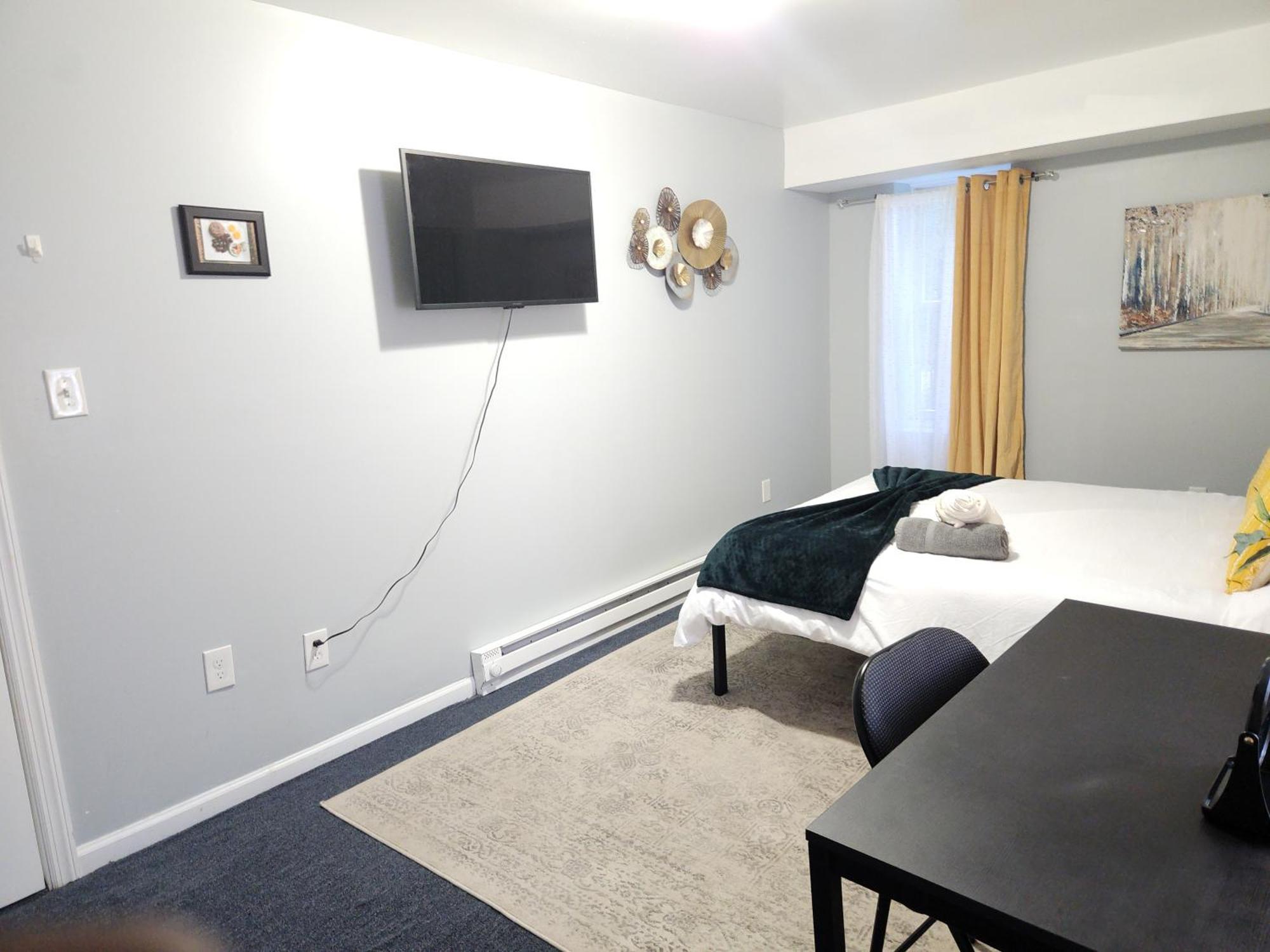 Entire 2-Bed Private Apt - Ewr/Nyc/Outlet Mall 纽瓦克 客房 照片